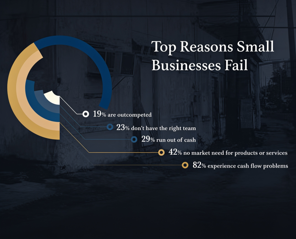 Reasons Small Businesses Fail